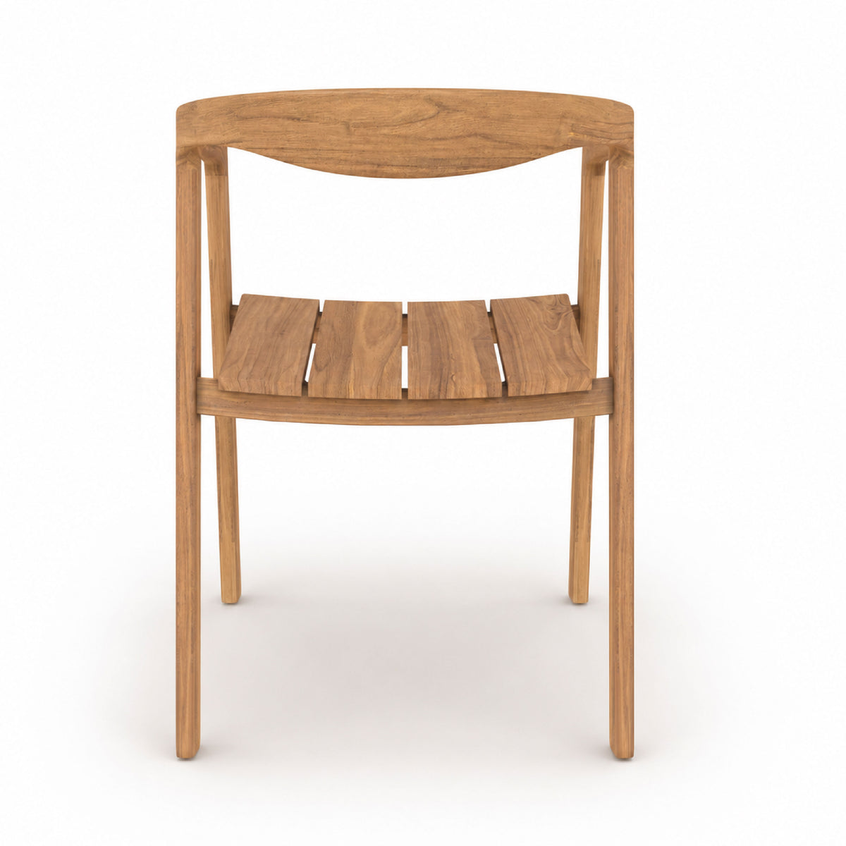 Chaise de jardin en bois de teck Kora – Maison Pavane