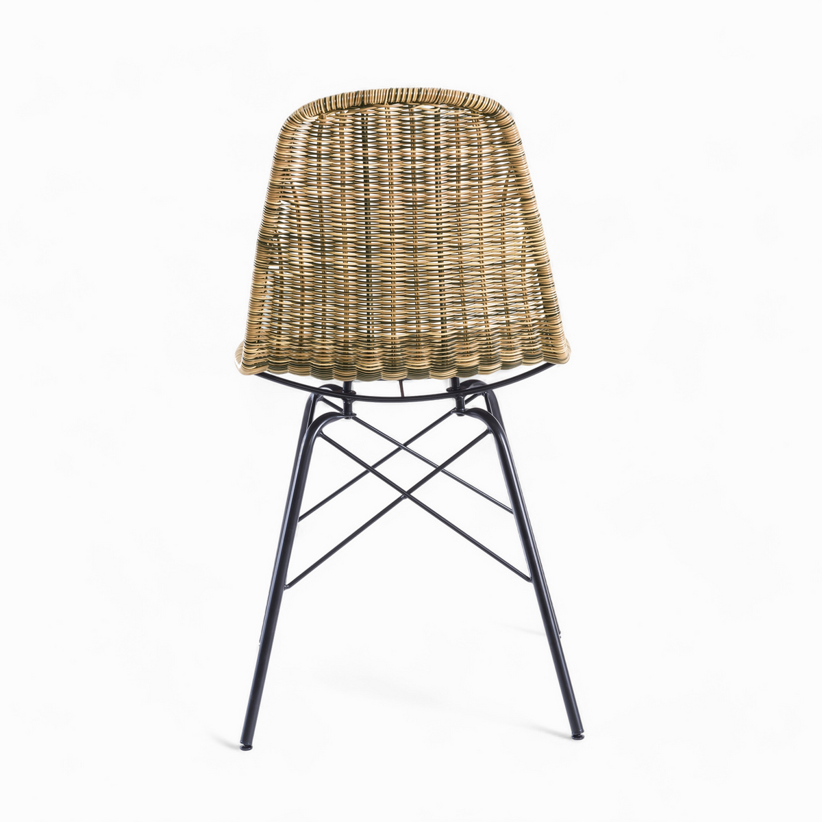 chaise de jardin resine tresse tiptur lot de 2