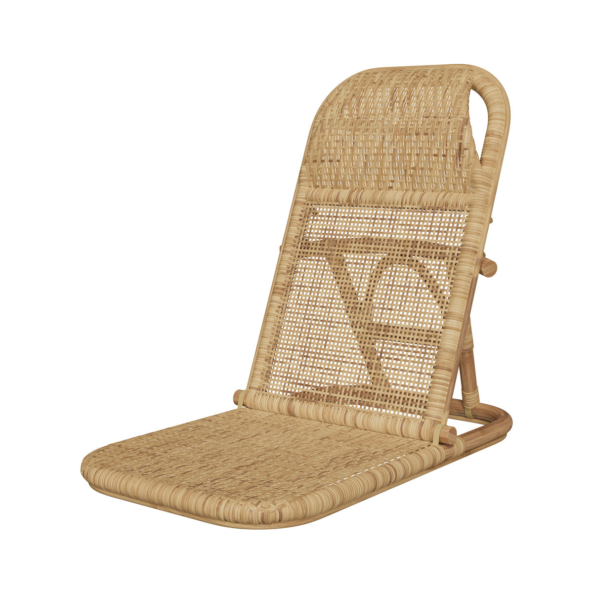 chaise de plage pliable en rotinfavignana