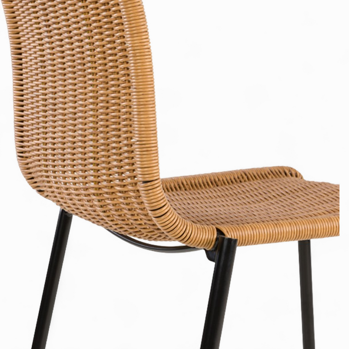 chaise en resine tressee naturelle lot de 2 interieur et exterieur sirivara