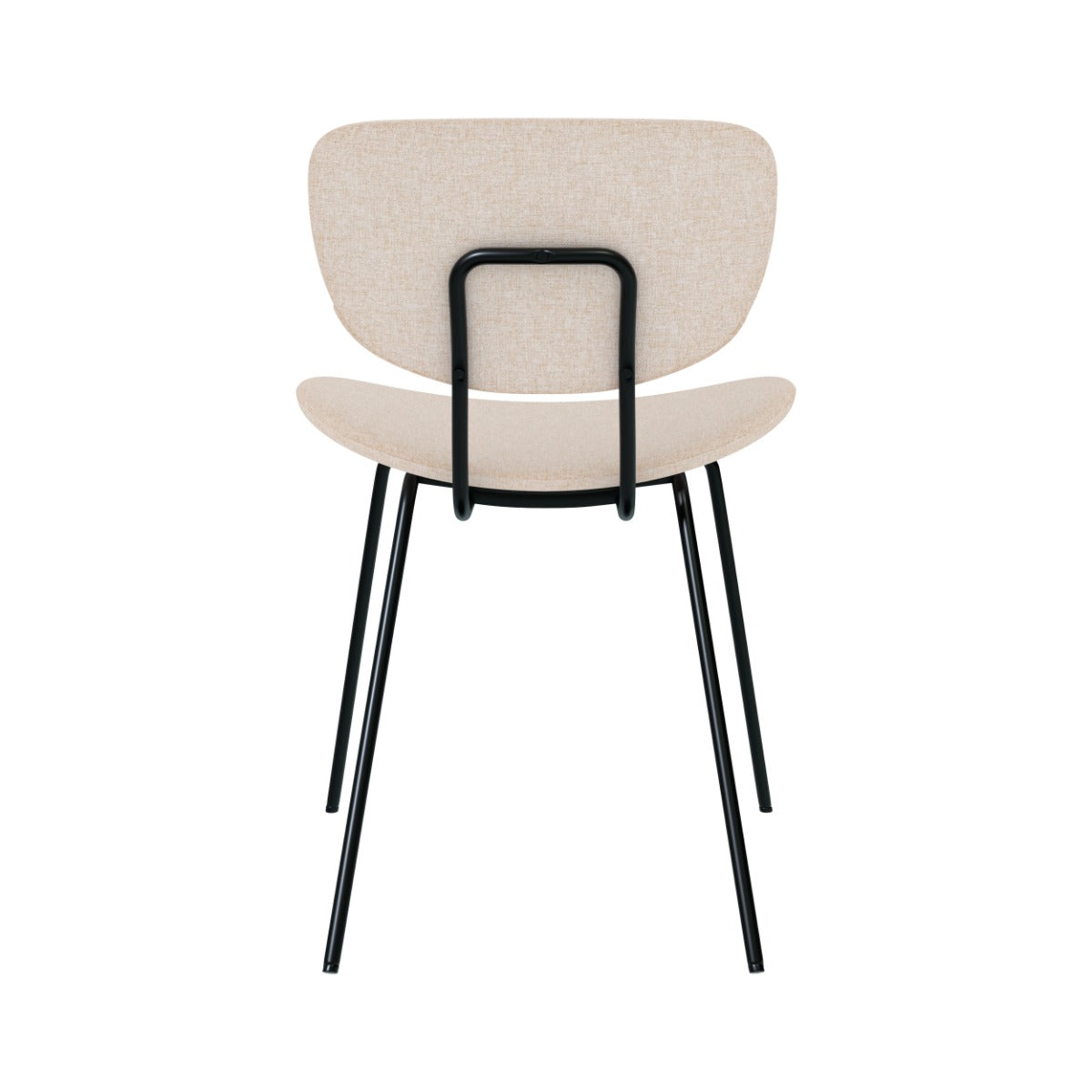 chaise en tissu beige et pieds en m_tal lot de 2 verger_1