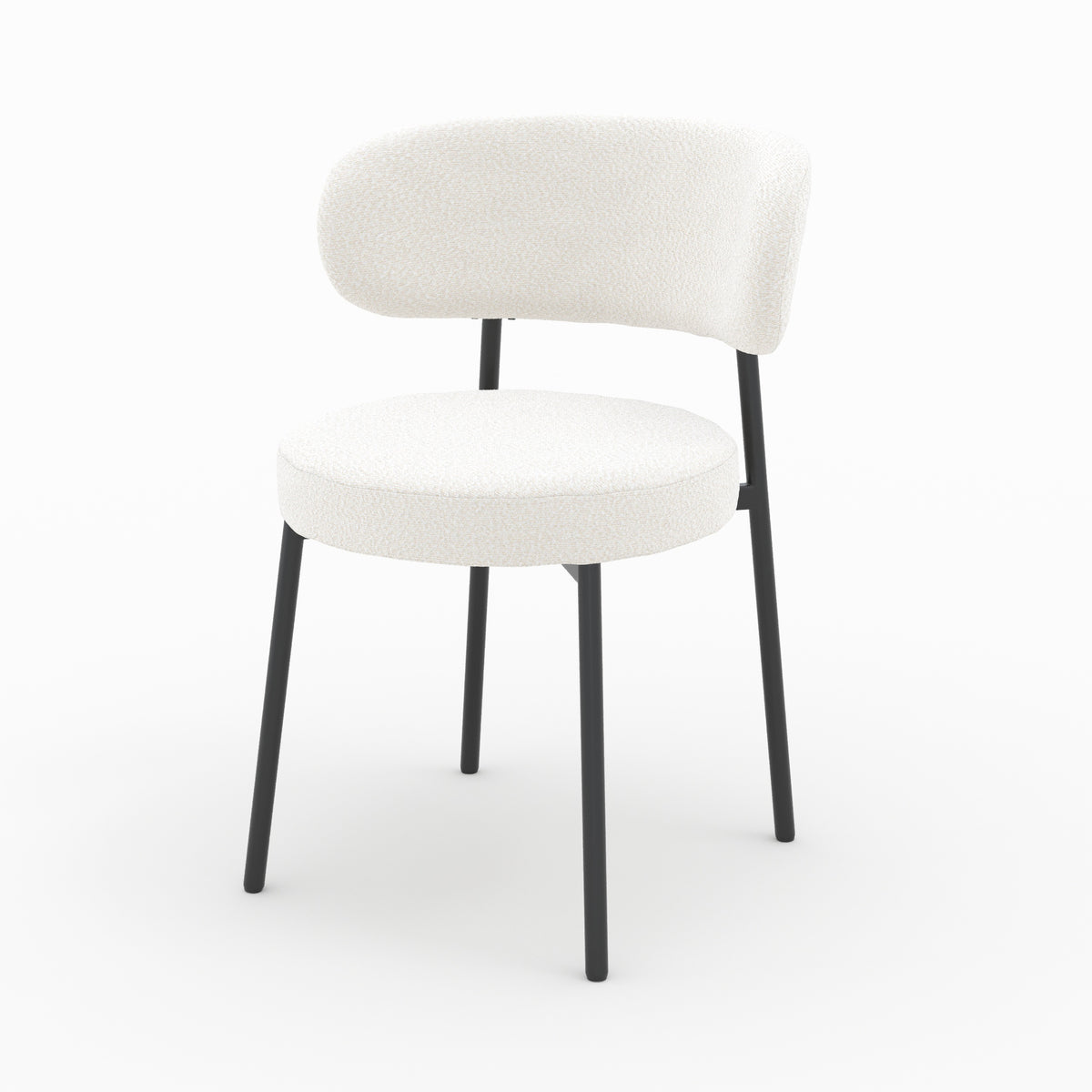 chaise en tissu boucle beige lot de 2 maelie_1
