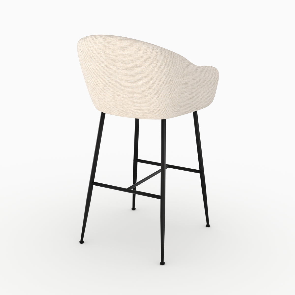 Chaise haute Socky beige chiné 76cm