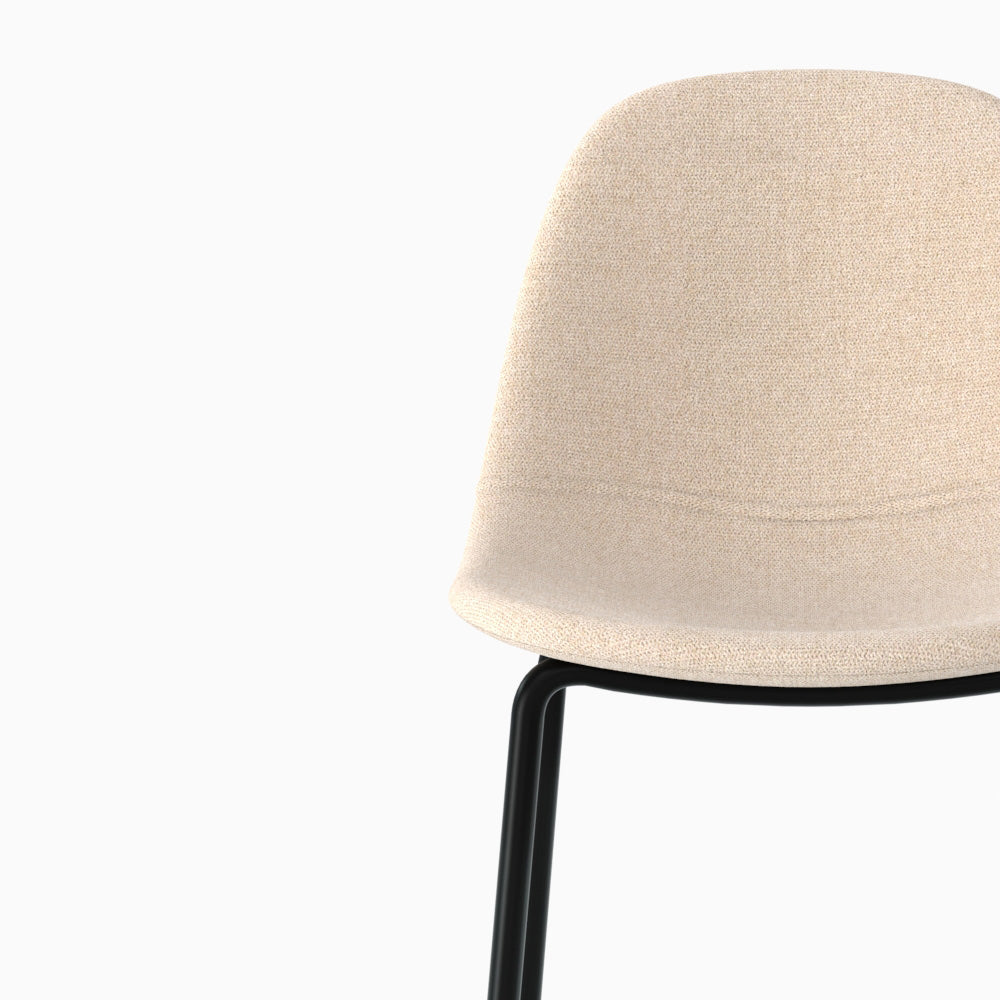 Chaise pour îlot central Henrik en tissu beige 65,5 cm (lot de 2)