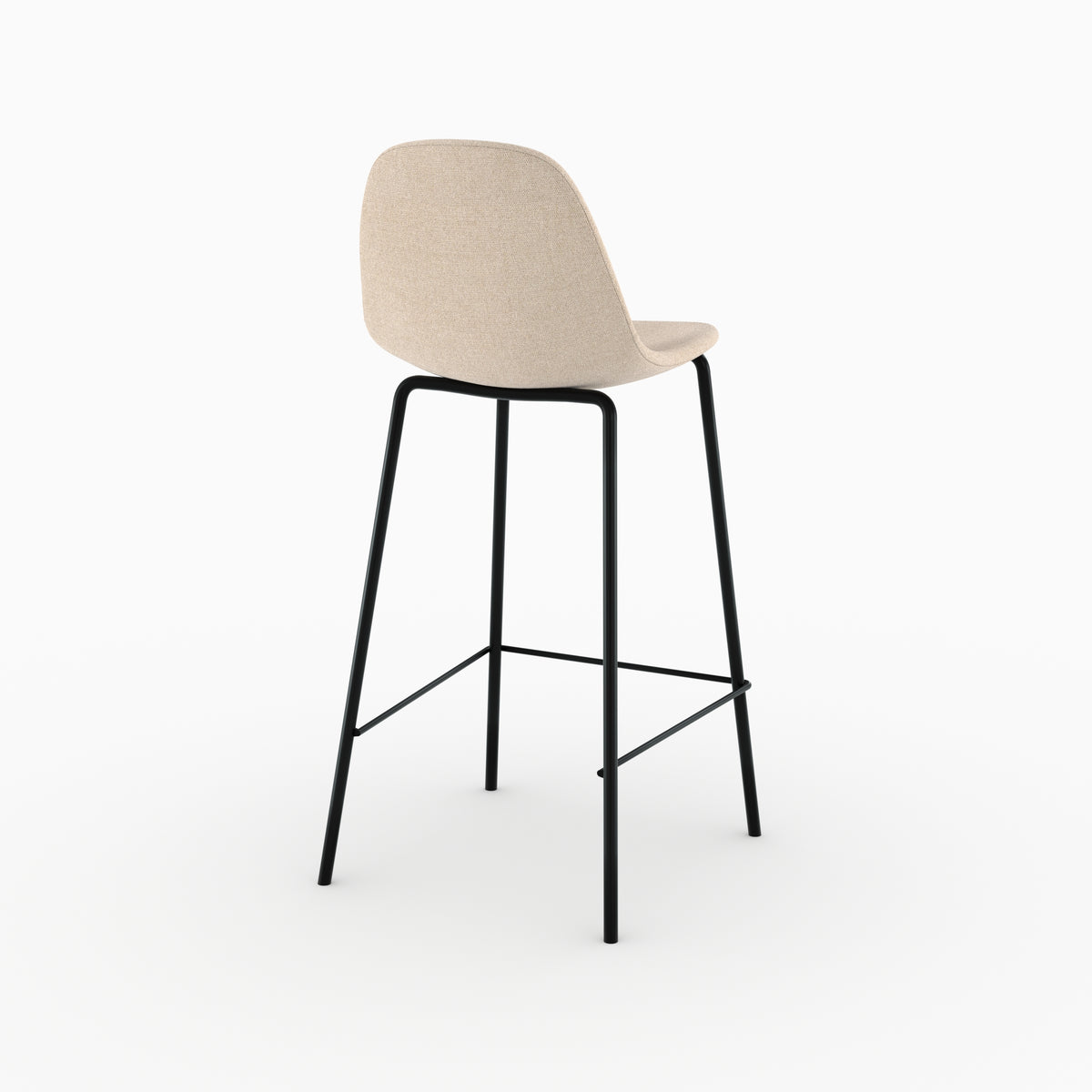 Chaise pour îlot central Henrik en tissu beige 65,5 cm (lot de 2)