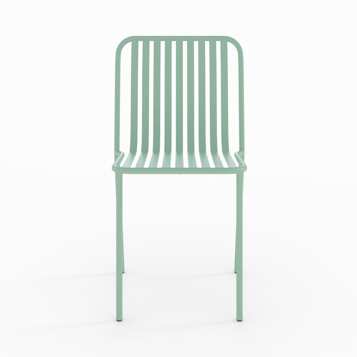 chaise jardin yumi en metal vert lot de 2_1