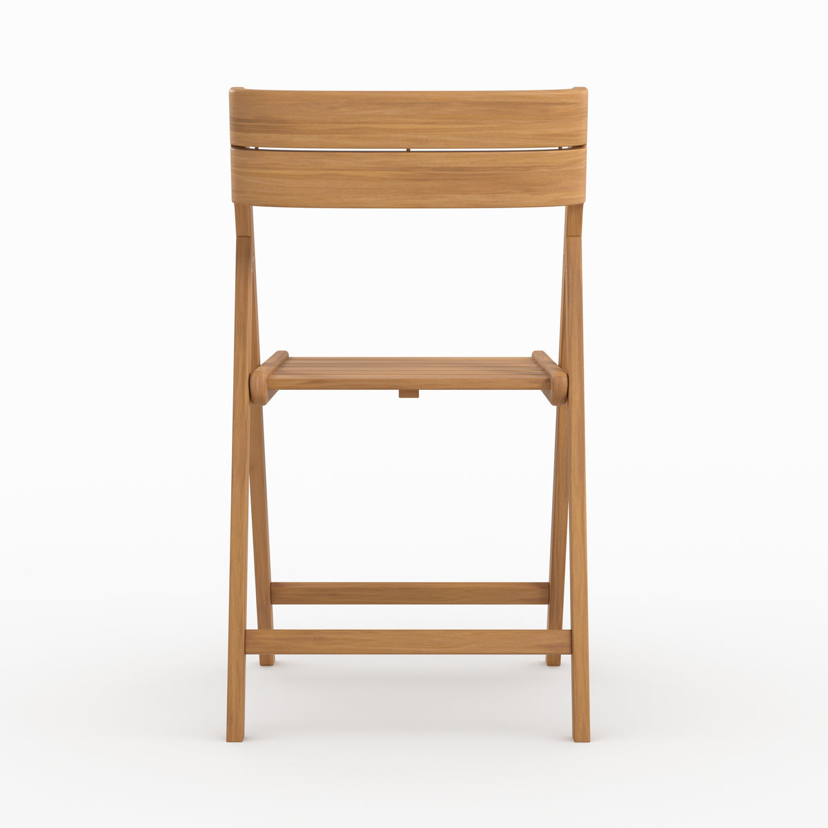 Chaise pliante extérieur Siquijor bois acacia vue dos