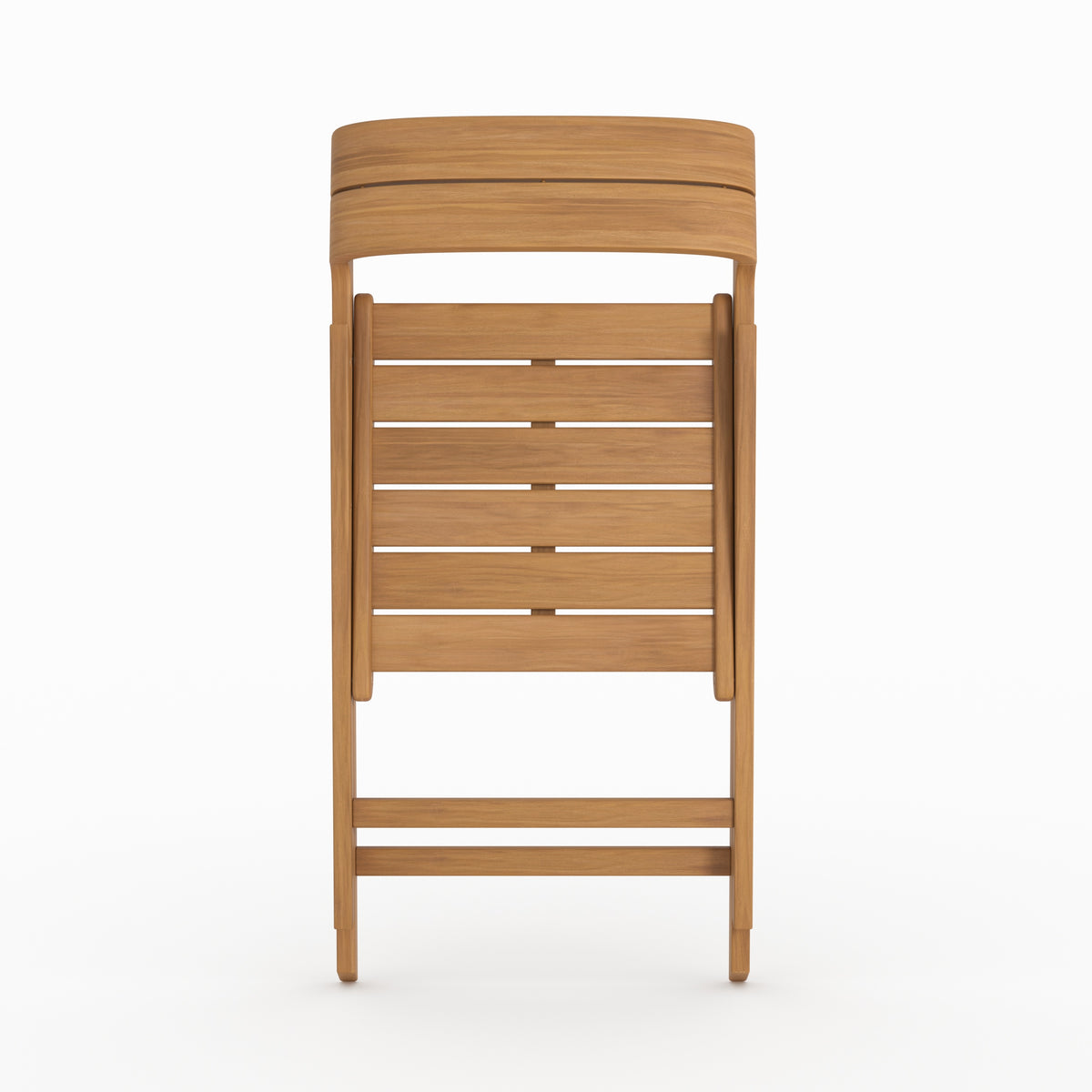 Chaise pliante Siquijor acacia repliee rangement compact