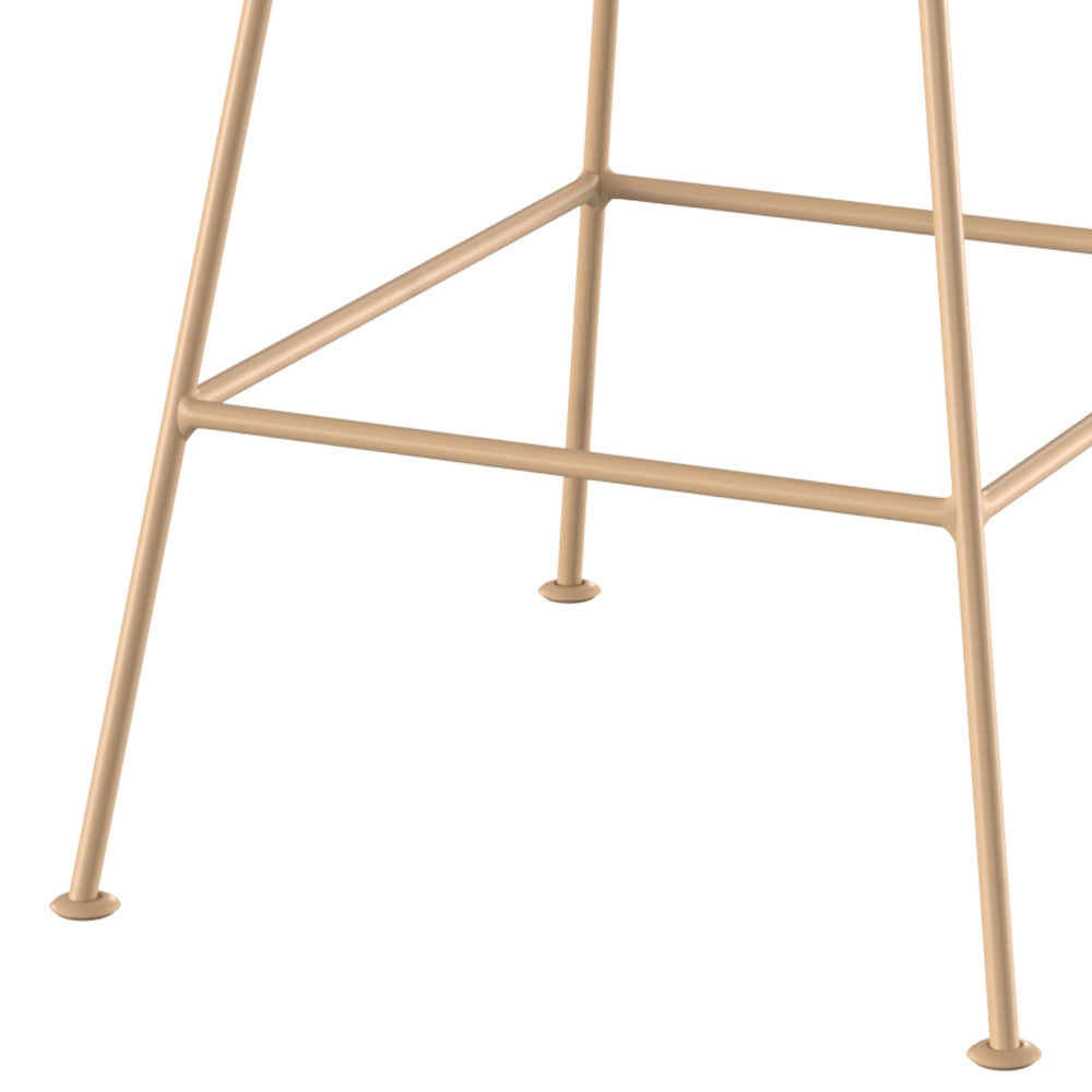 sedia per isola centrale in rattan naturale tamara 66 cm set di 2