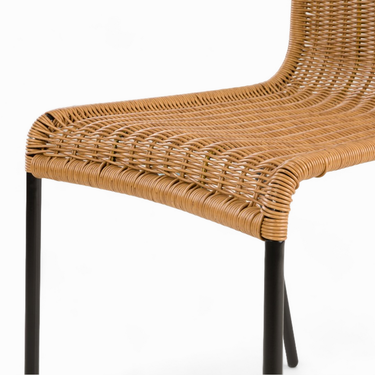 chaise sirivara en resine tressee naturelle lot de 2 interieur et exterieur