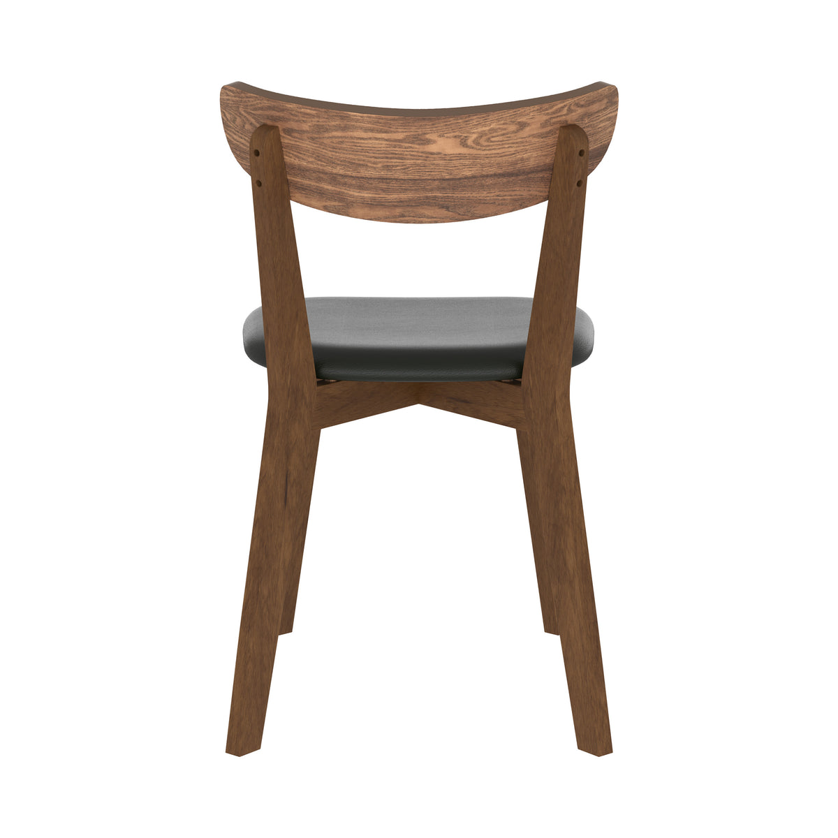 chaise tabata en cuir synthetique bois de frene