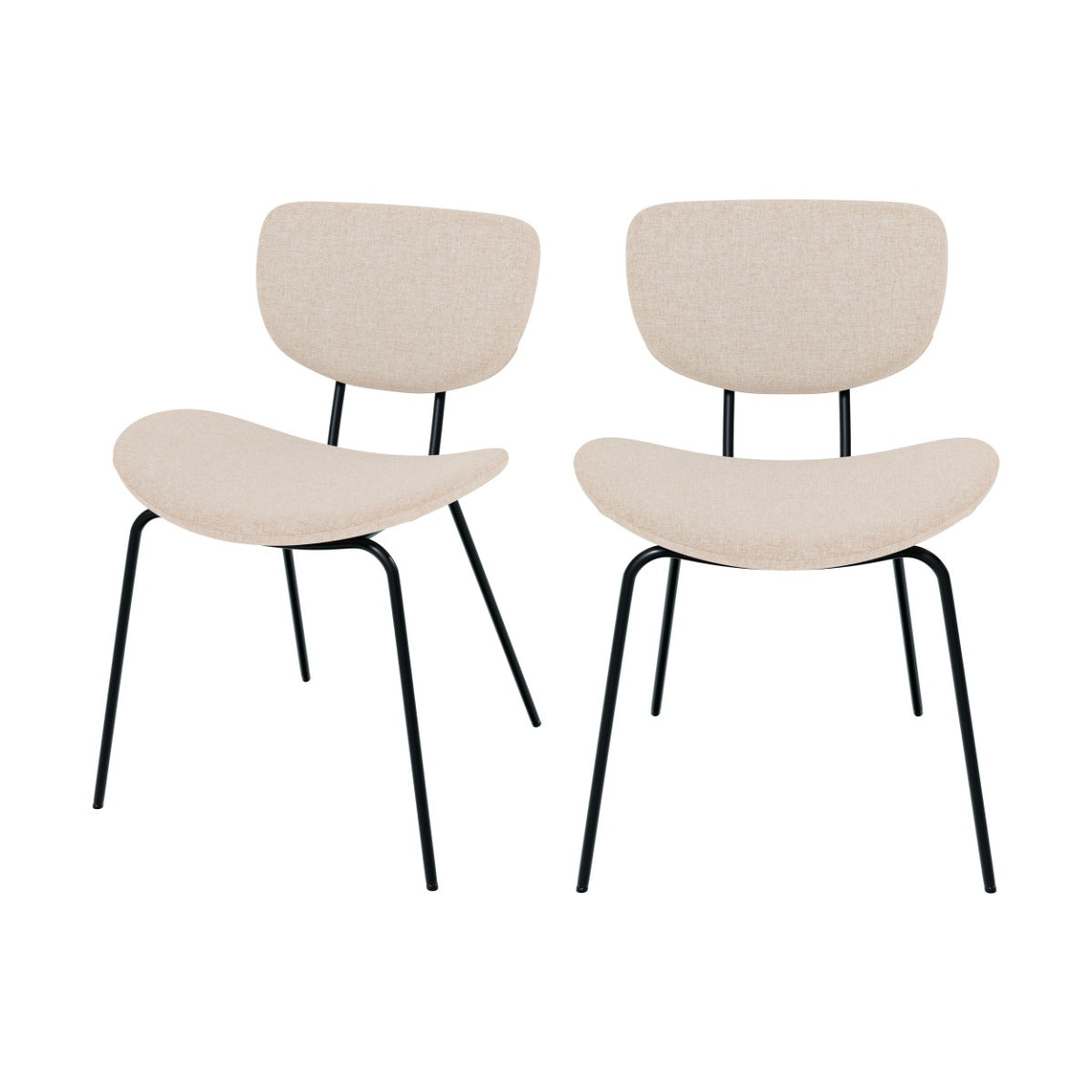 chaise verger en tissu beige lot de 2_1