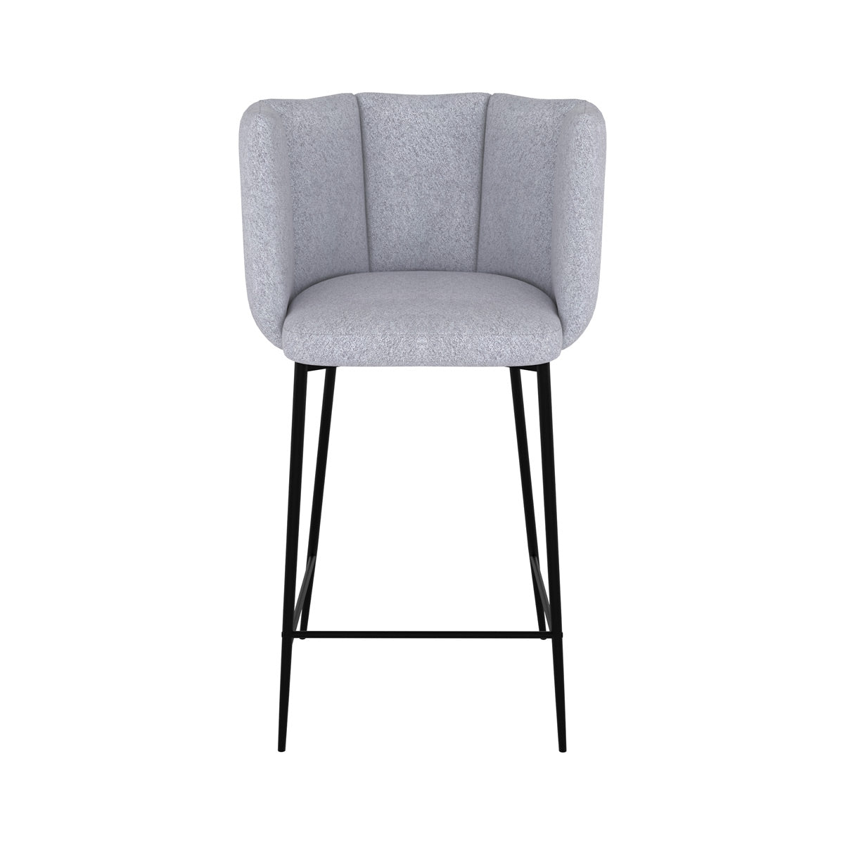 chaise_de_bar_gris_clair_velours
