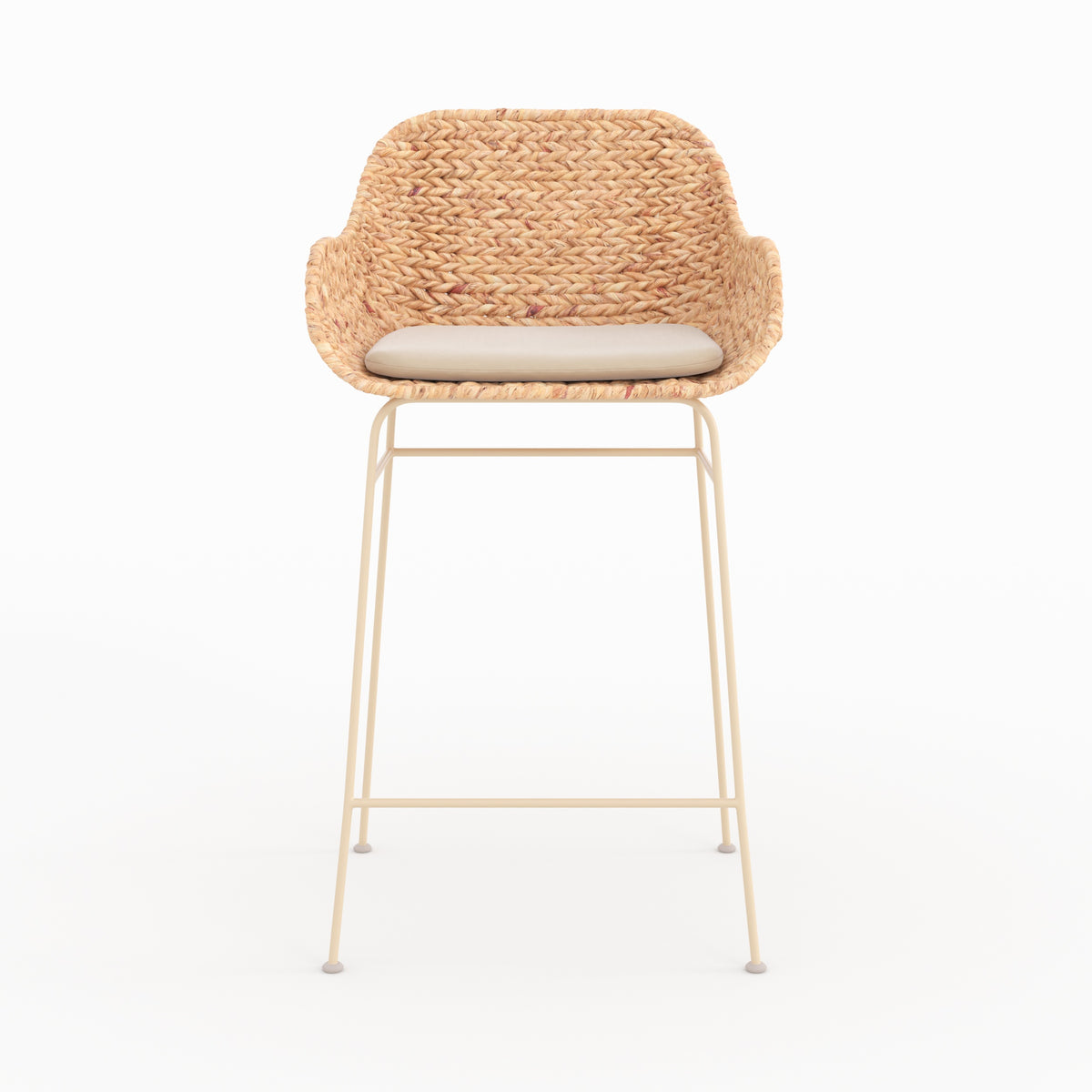 Chaises Faro naturelle 66cm lot 2 ilot central