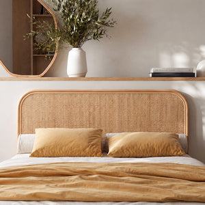 Chambre bohème tête de lit Grace rotin – Maison Pavane