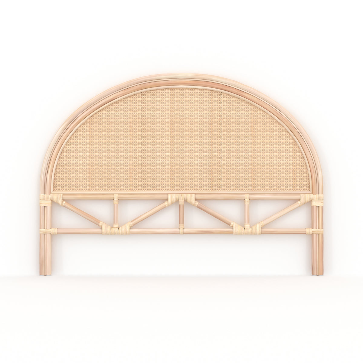 chambre boheme tete de lit madya 140cm rotin cannage