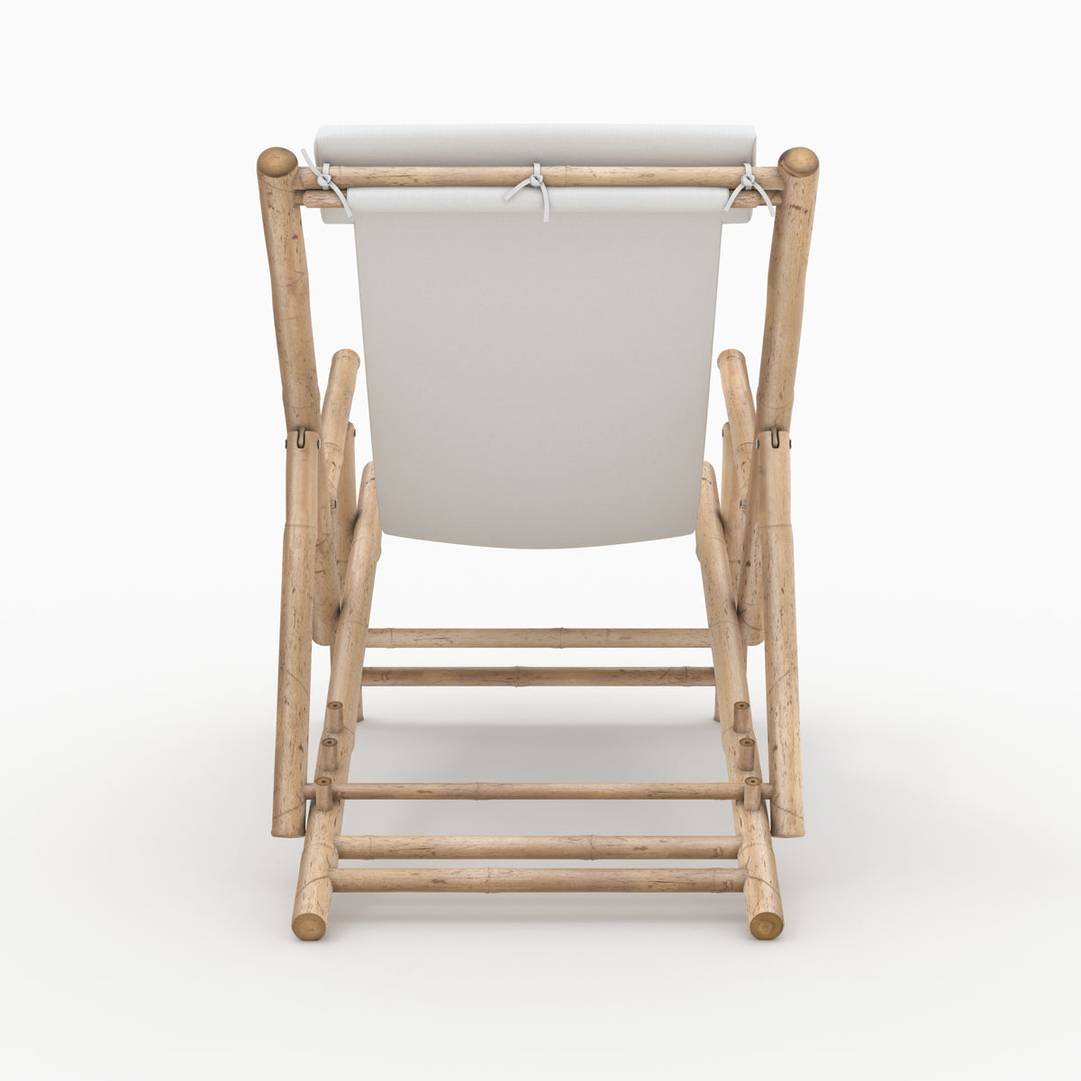 chilienne en bambou tissu creme blanc casse vadella fond beige