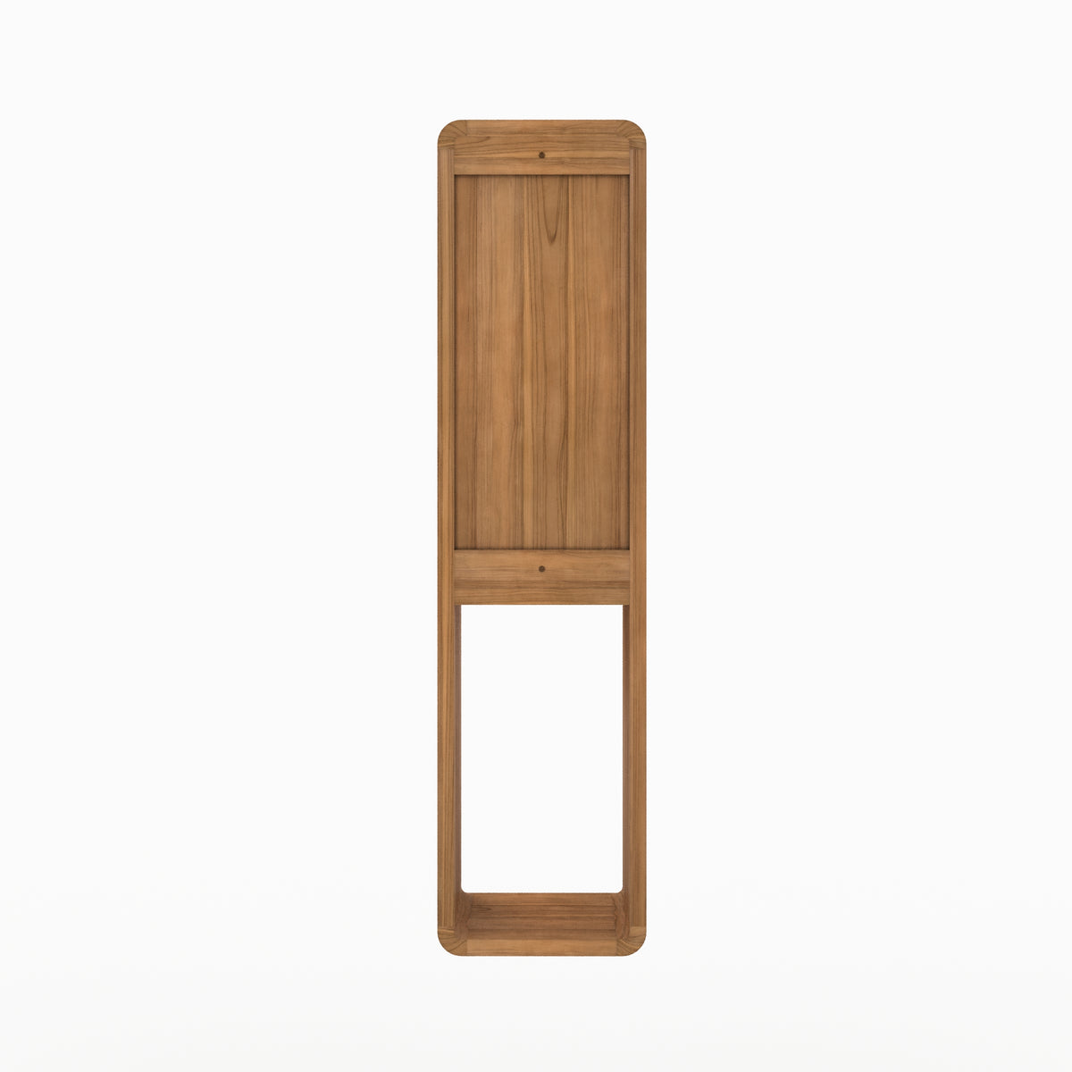 colonna da bagno kafa in legno di teak sospesa per ripiani_1