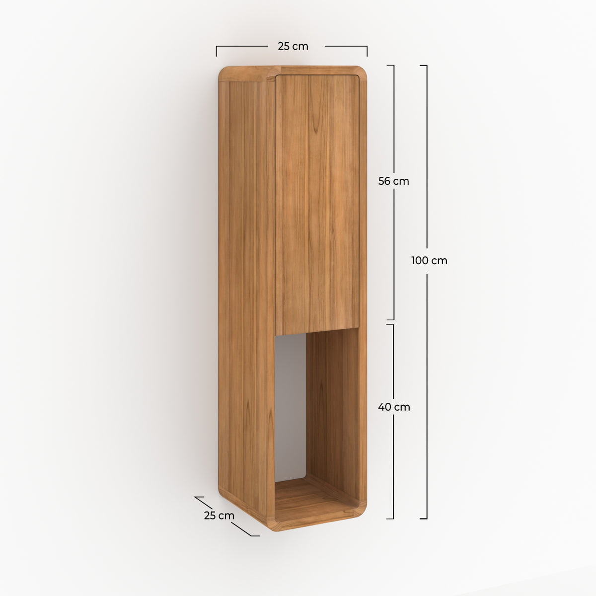 colonna sospesa da bagno kafa in legno di teak storage_1