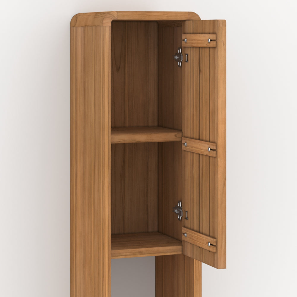 colonna sospesa bagno kafa in legno di teak storage_1