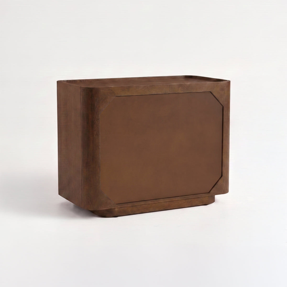 Commode Aldo en bois de manguier noyer, vue arrière - Maison Pavane