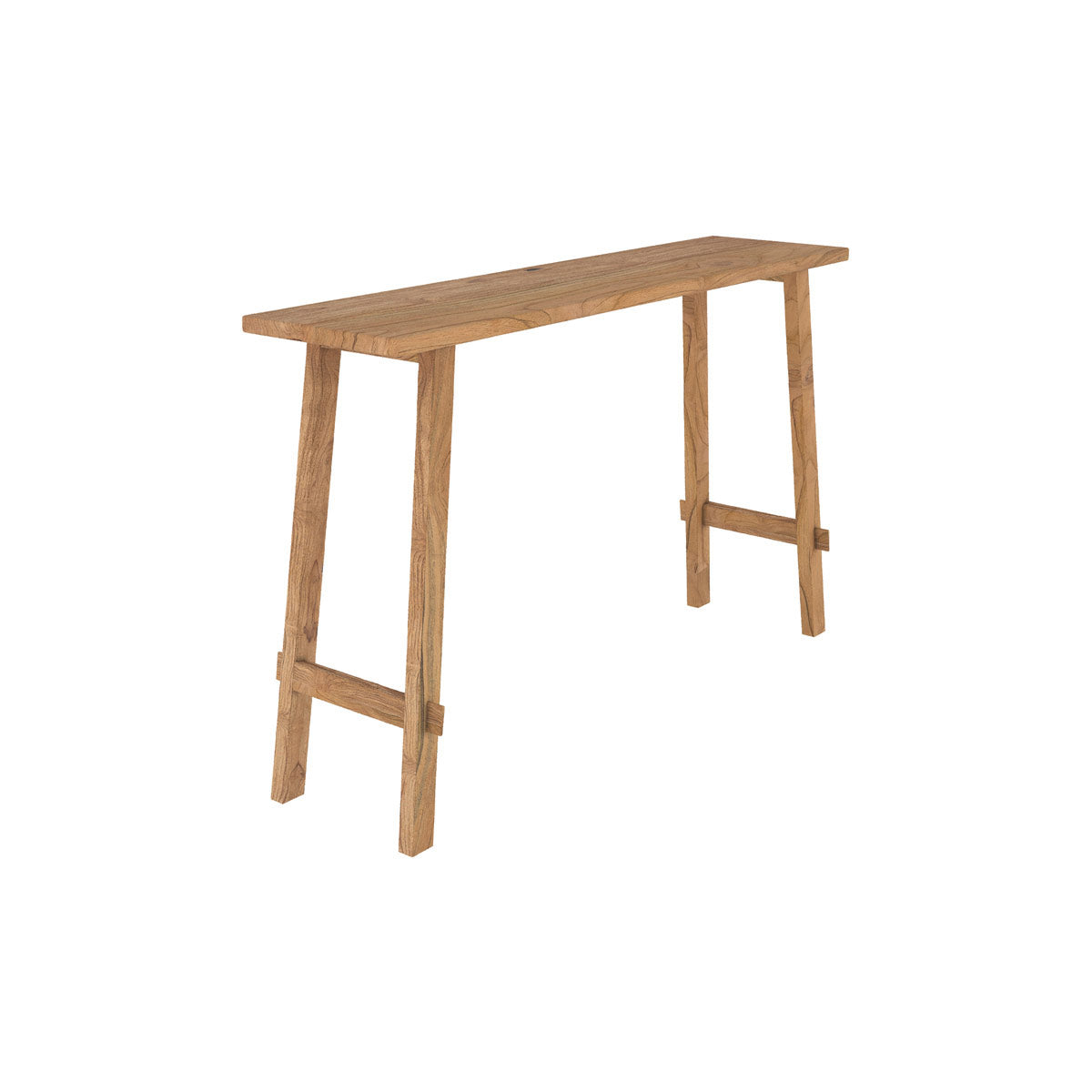 console en bois de teck recycle cahya