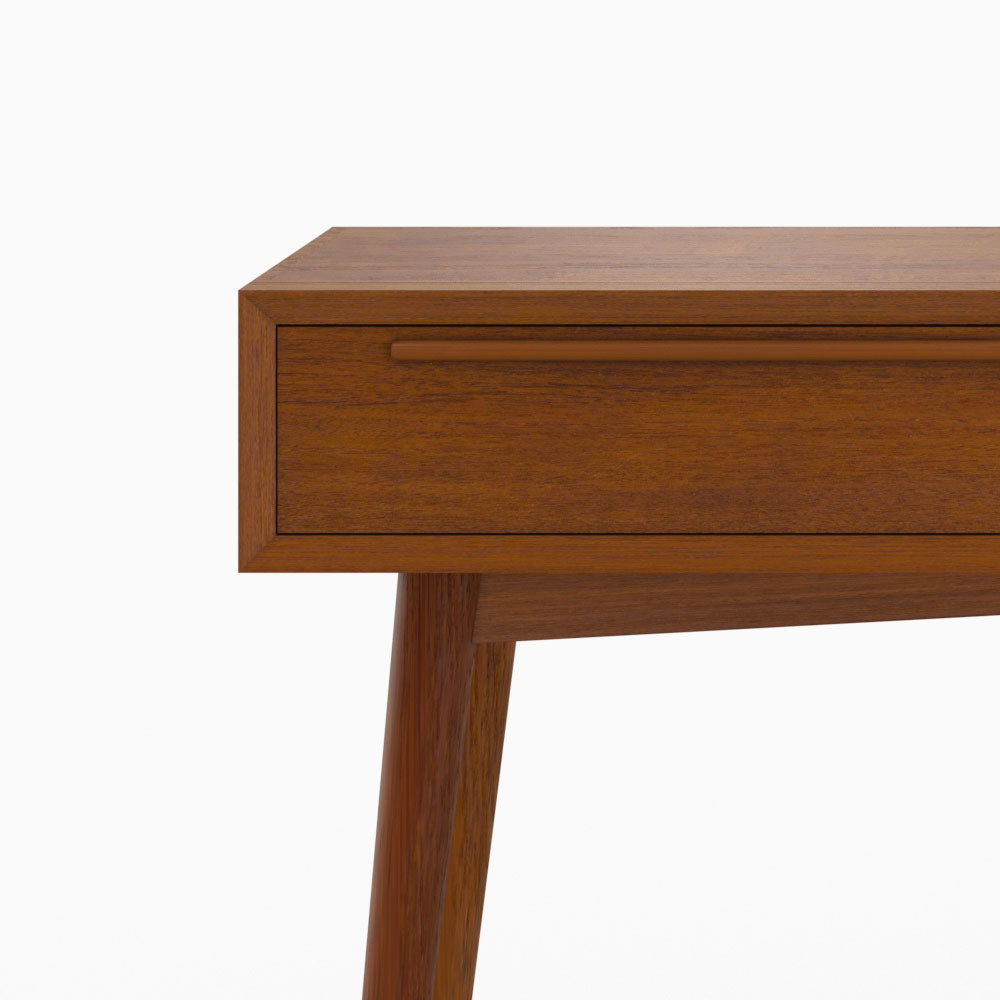 console waya 2 cassetti teck massiccio rdv deco