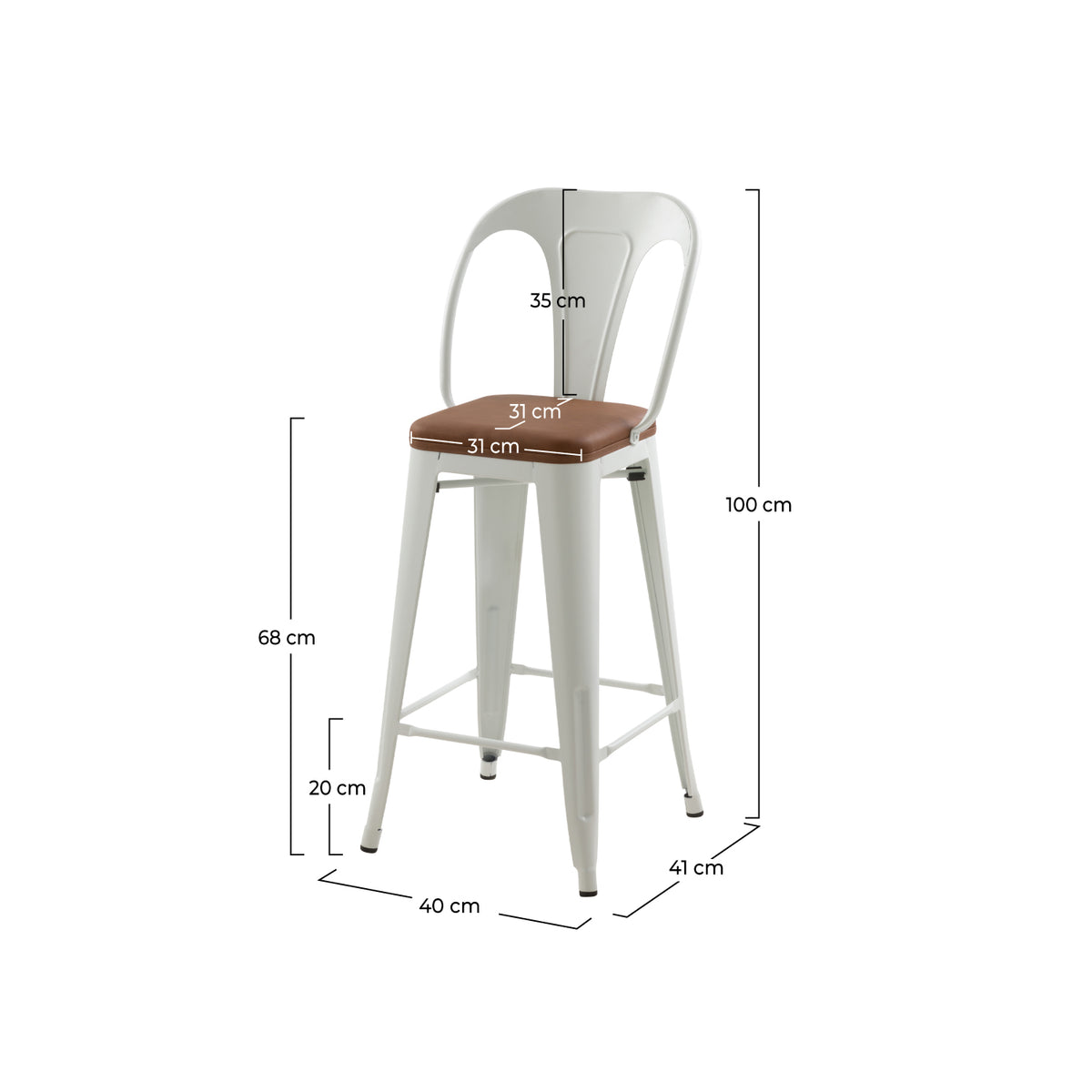 Dimensions chaises de bar – Maison Pavane