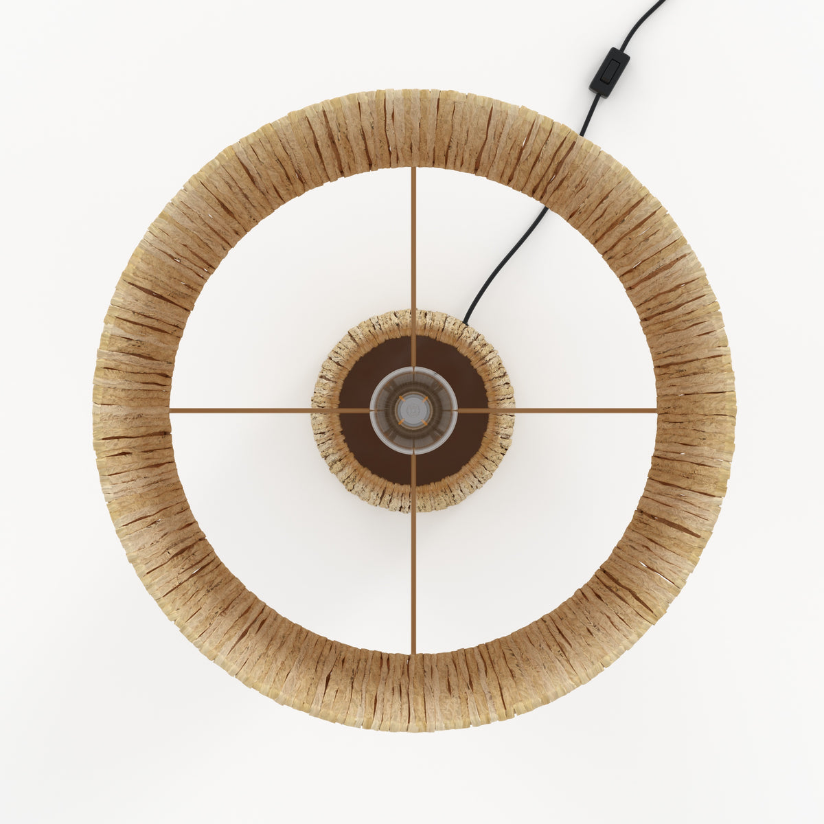 eclairage boheme grande lampe solea feuille palmier