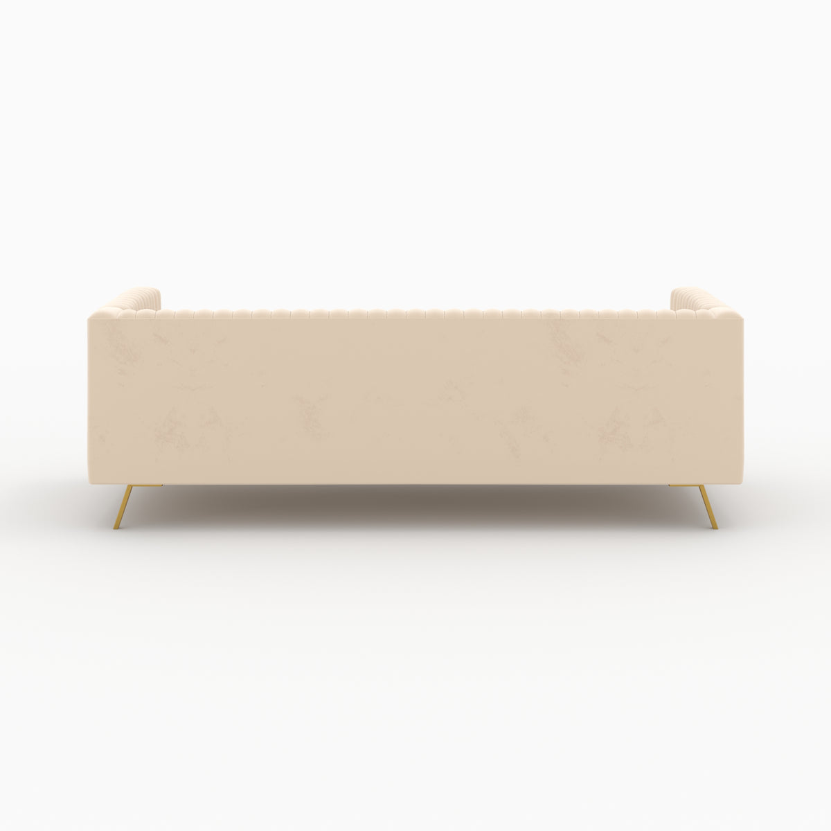 ensemble 2 canapes en velours beige 5 places gatsby