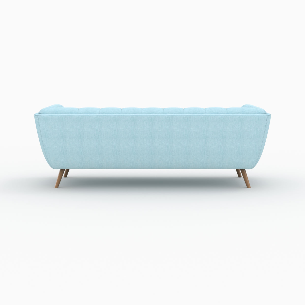 ensemble canape et fautueil carmen en tissu bleu clair 4 places
