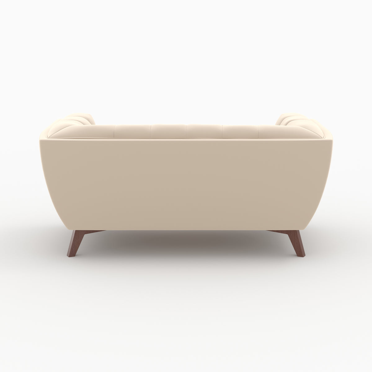 divano in velluto beige per 5 persone mona rdv deco