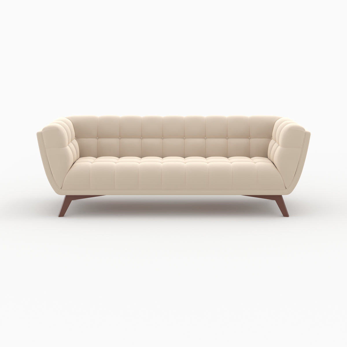 ensemble canapes en velours beige 5 places mona rdv deco