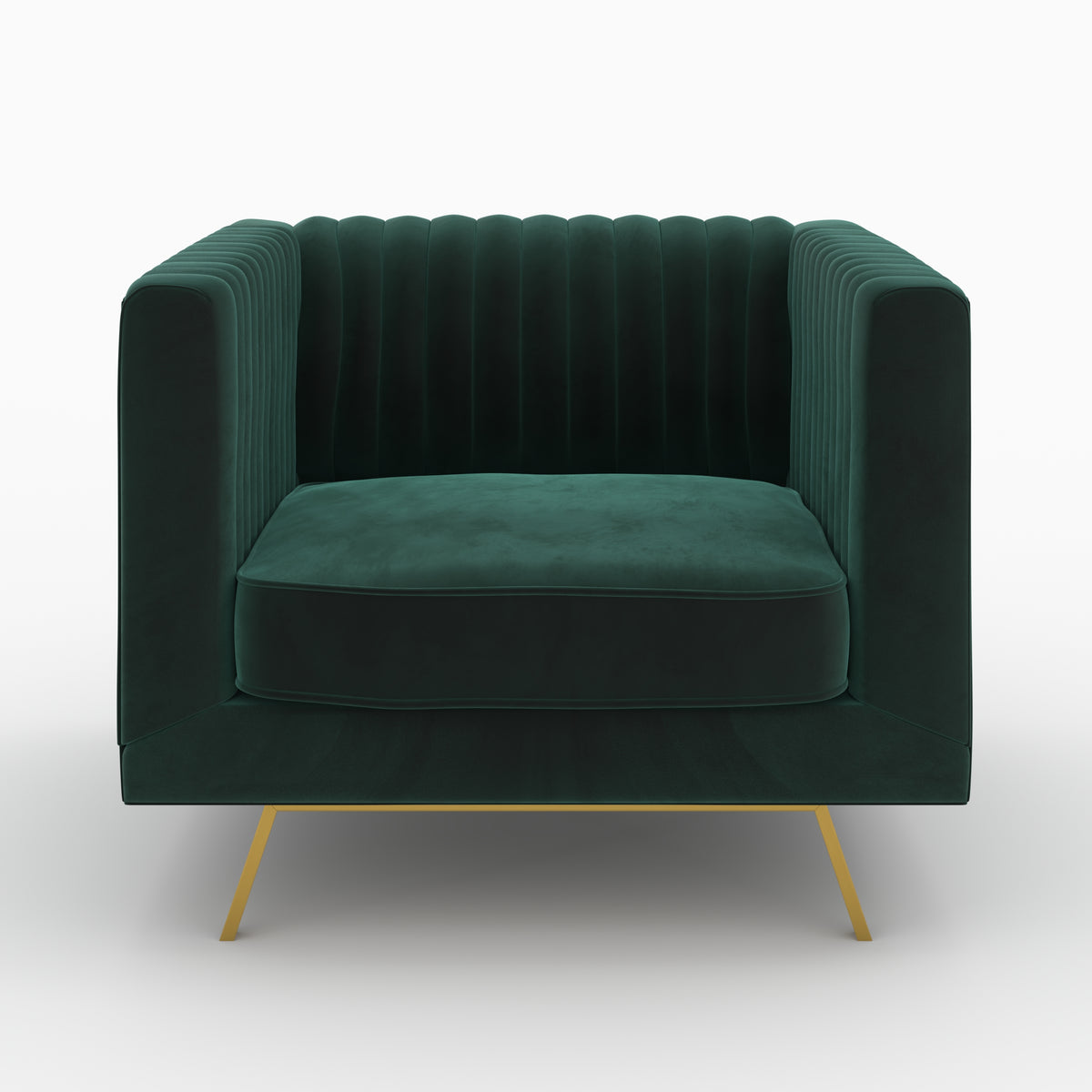 ensemble gatsby velours vert pieds dores