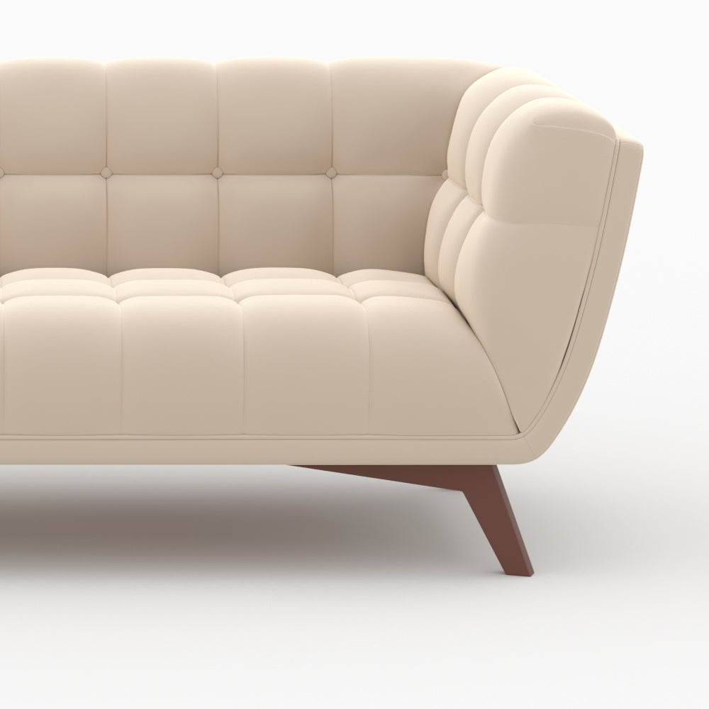 set soggiorno in velluto beige mona divano 5 persone