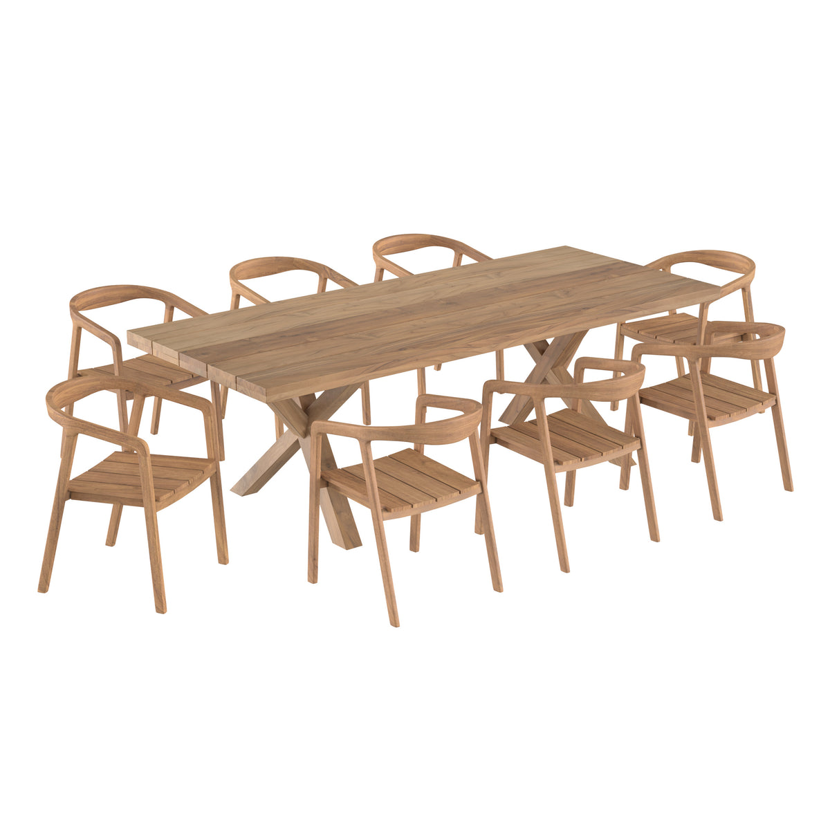 ensemble table et chaises de jardin soraya