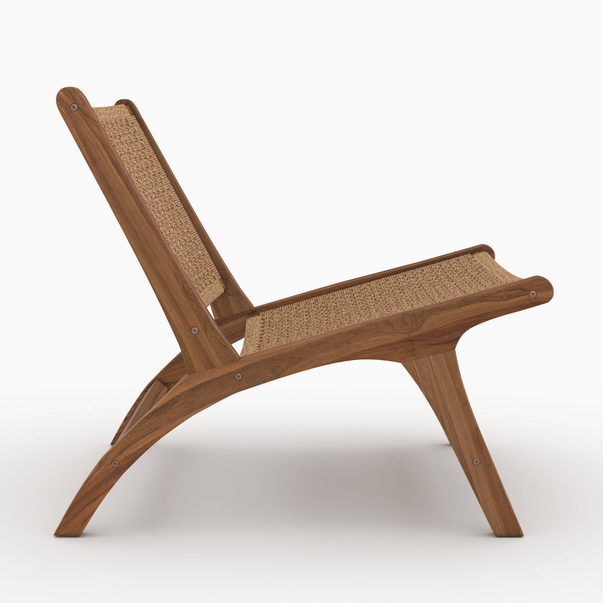 Fauteuil Kilka jardin teck tressage synthétique