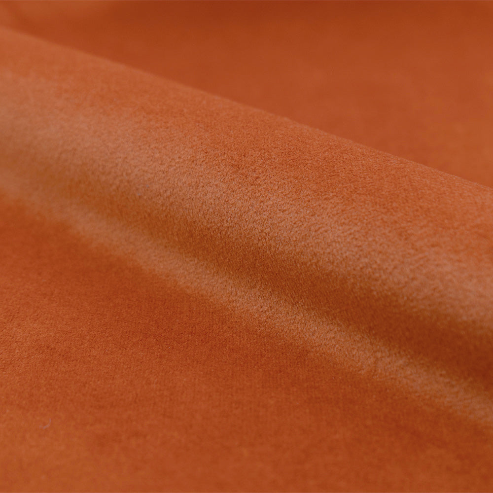 Fauteuil orange Mona velours