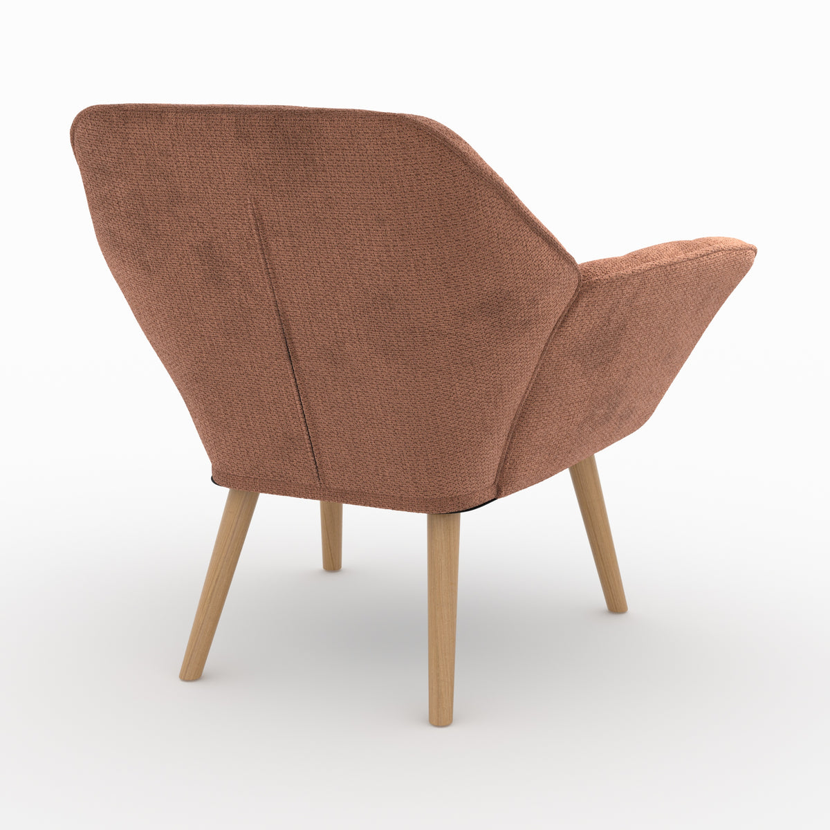 fauteuil tissu rouge ancien simba