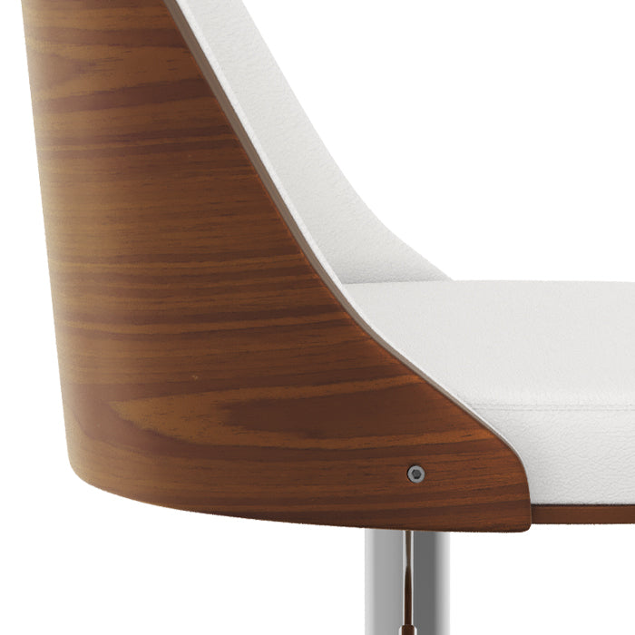 georges chaise de bar en pu pivotante