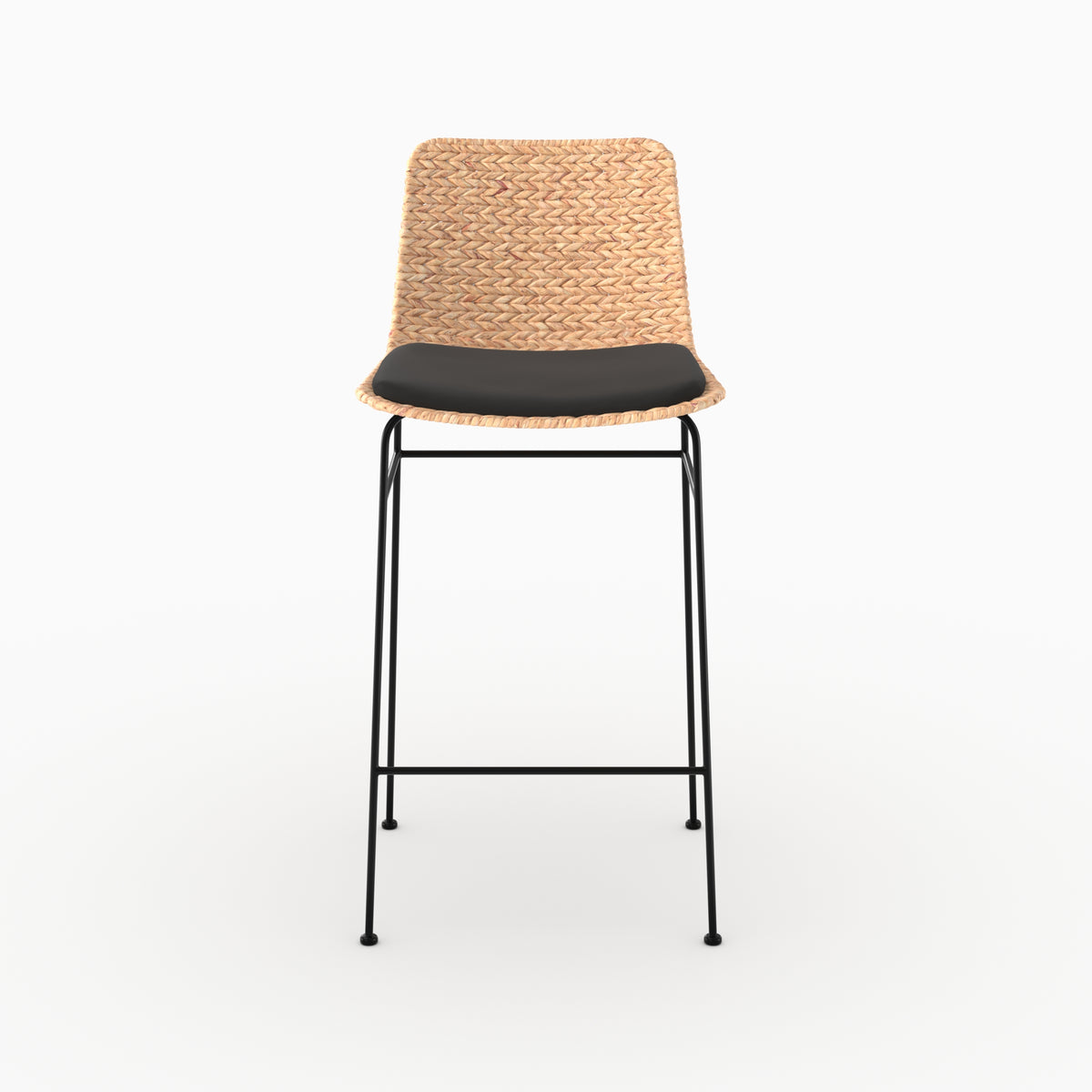 Ilot central chaises Faro naturel 66cm lot 2