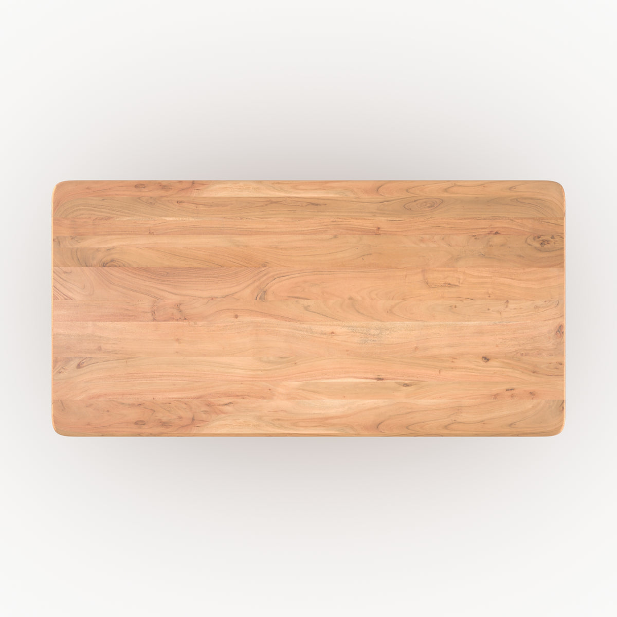 June table rectangulaire 6 places bois massif acacia