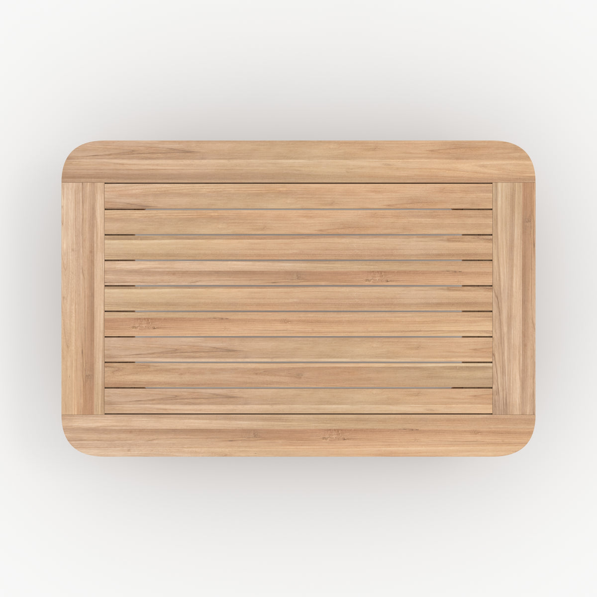 Kilda table basse de jardin en bois de teck rectangulaire