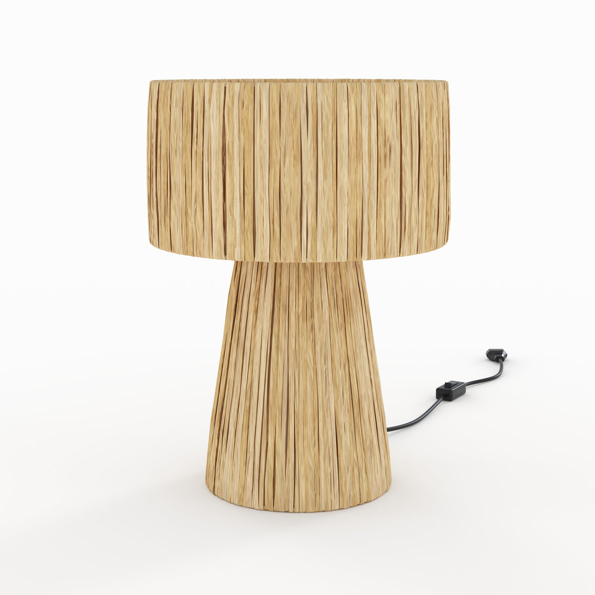 lampe boheme solea feuille palmier naturelle