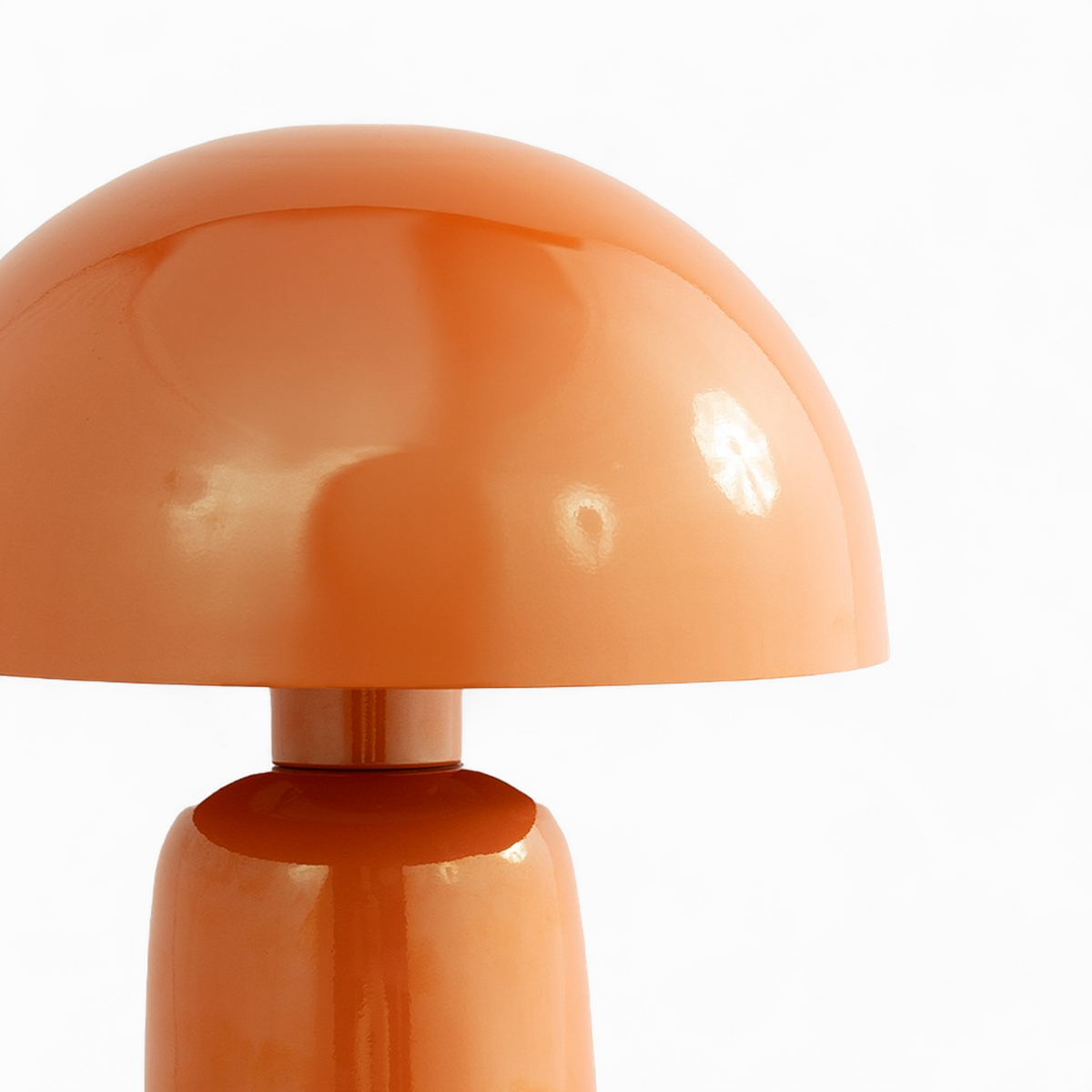 lampada fungo arancione metallo clara