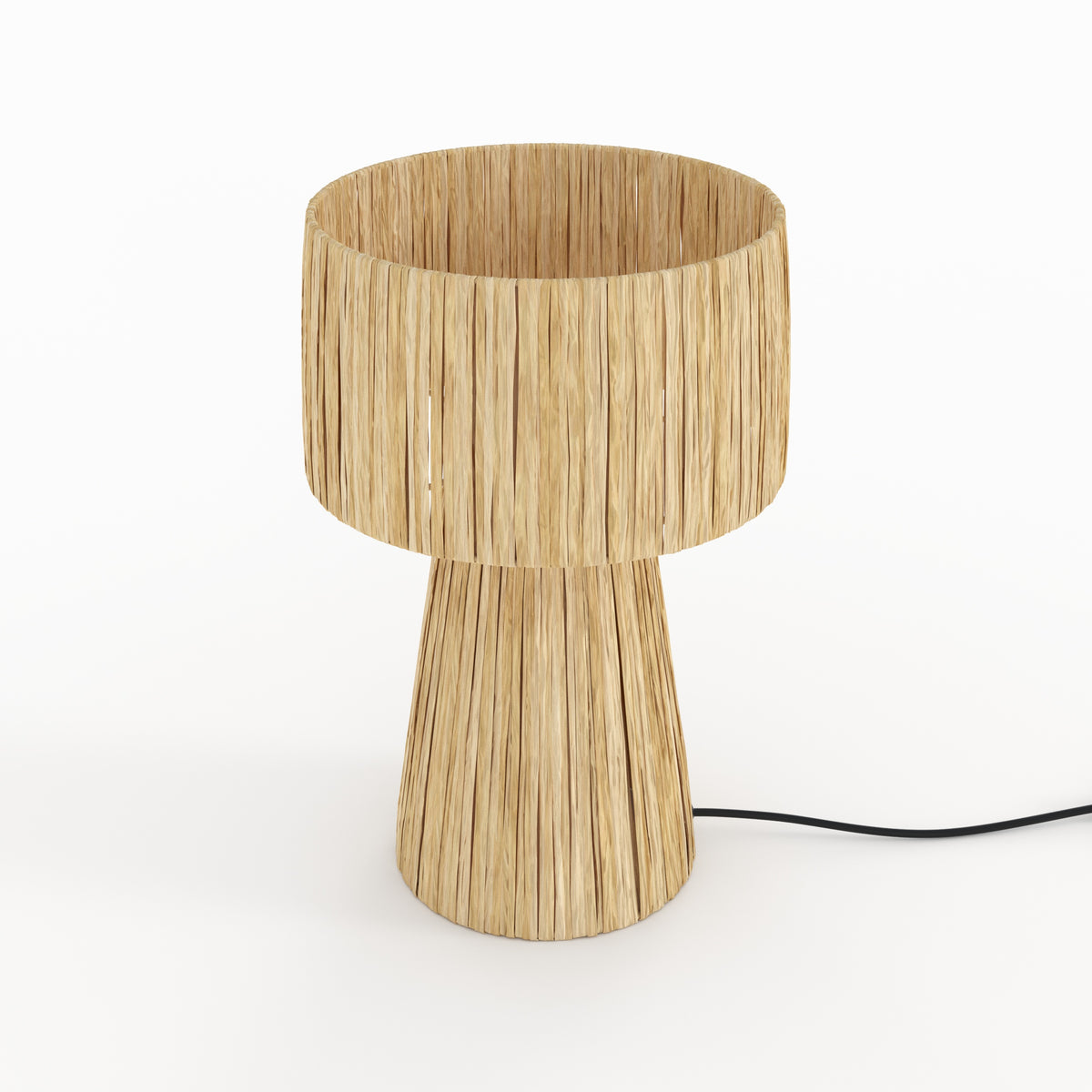 lampe feuille palmier naturelle solea style boheme