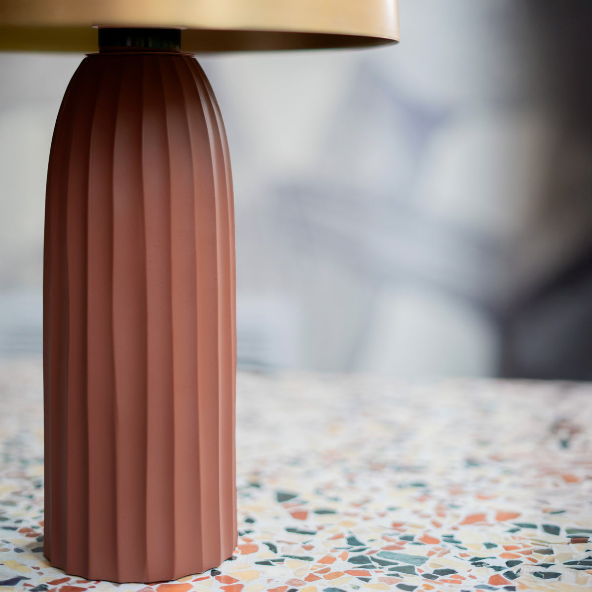 lampada joy ruggine e oro fungo