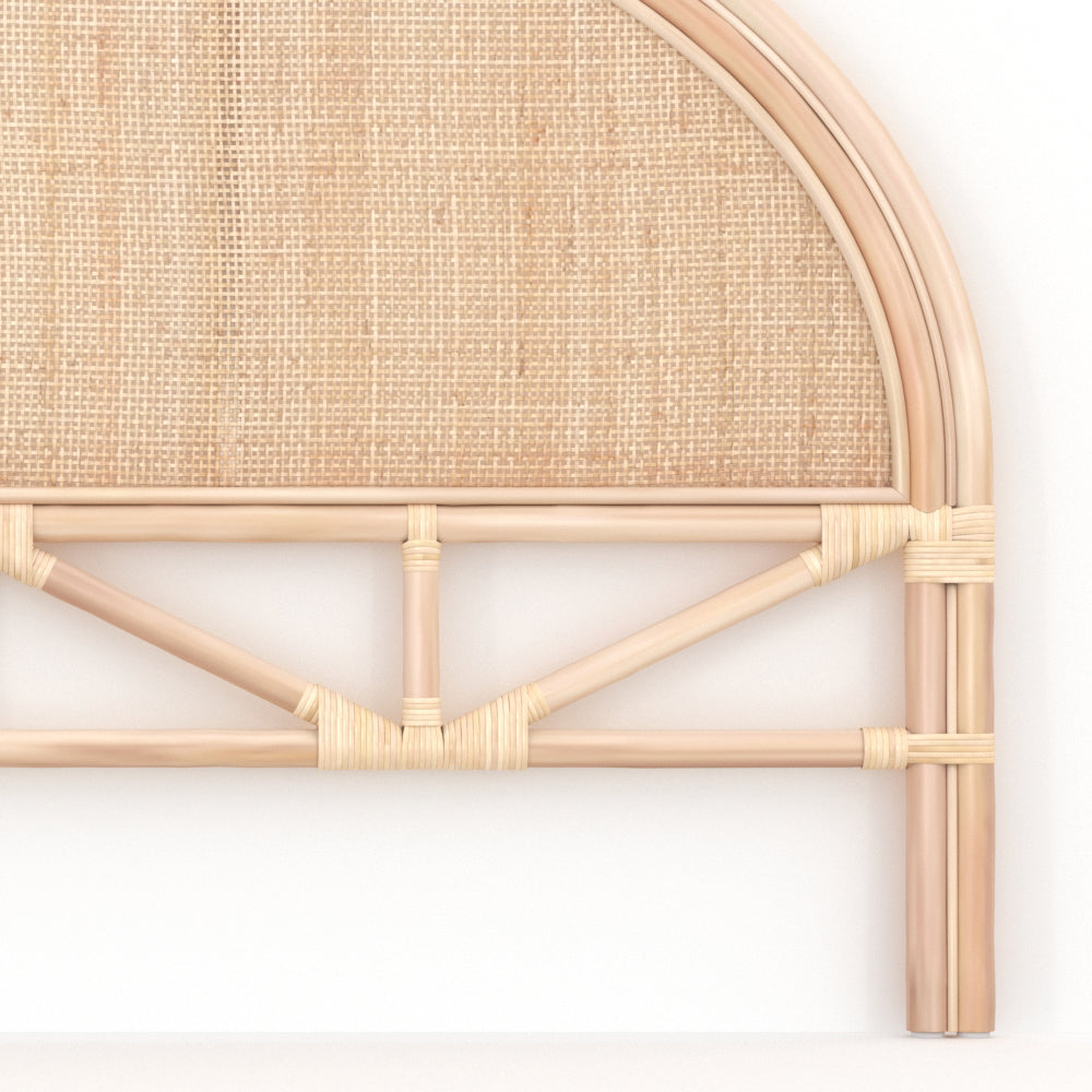 letto 160cm testa in rattan naturale madya