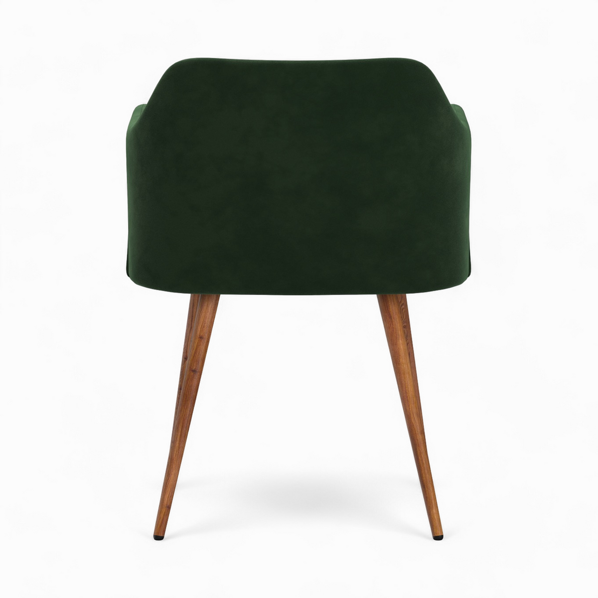 liwa pack table et chaises en velours vert et bois