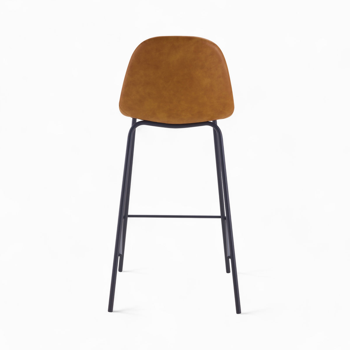 lot 4 chaises pour ilot central henrik camel et grises noires 65 cm